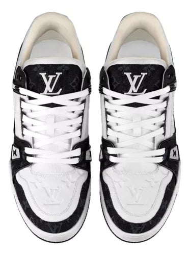 Tenis Louis Vuitton Preto e Branco